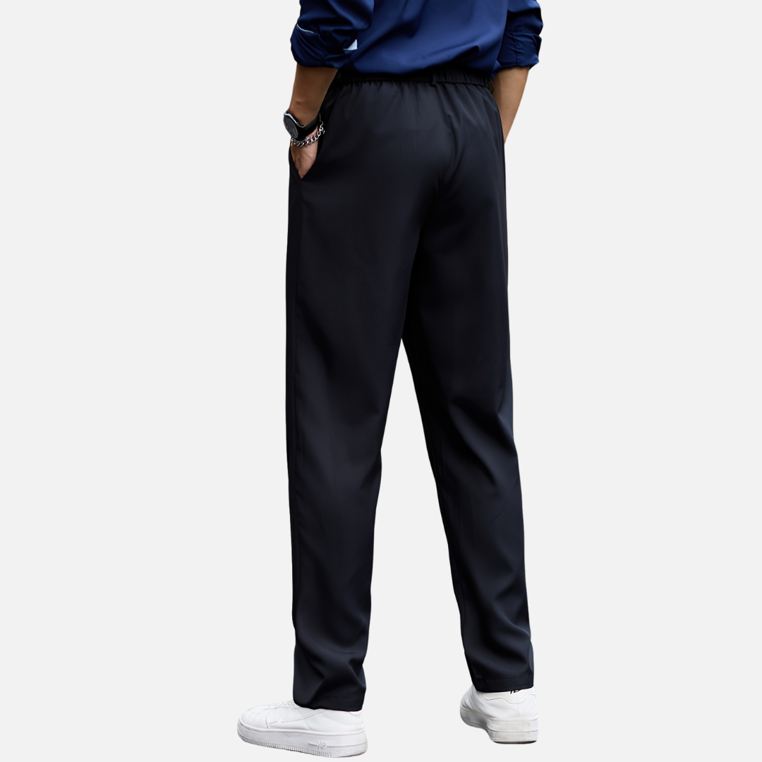 Calça Social de Alfaiataria Masculina Norvitz NV171 com caimento impecável, tecido premium e cor sólida. Sofisticação e conforto para qualquer ocasião.
