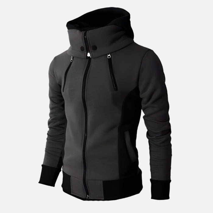 Jaqueta de Moletom Masculina Norvitz NV199, perfeita para o cotidiano com design moderno e conforto para looks casuais e elegantes.